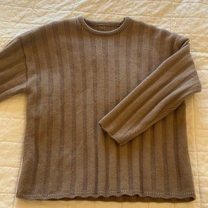 Brown Long Sleeved Sweater